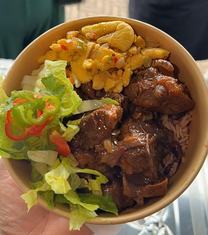 Oxtail and Ackee Box Oxtail and Ackee Box